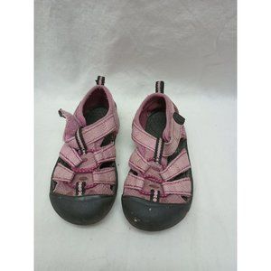 Keen Shoes Youth 5 Girls Hiking Trail Low Sneakers Brown Suede